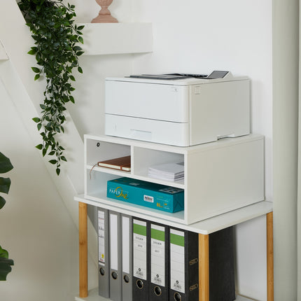 Printer Stand with 3 Storage Compartments
