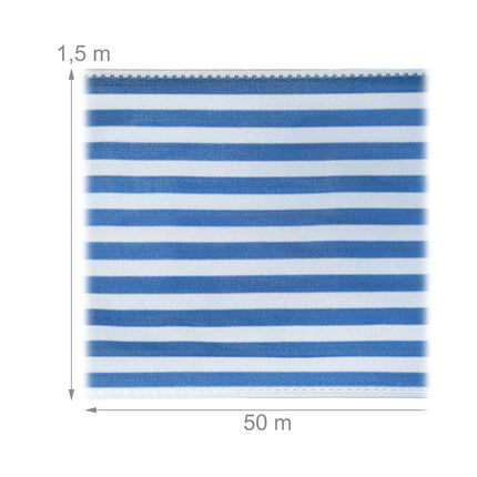 Privacy protection 1.5 m blue-white