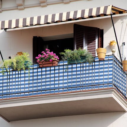 Privacy protection 1.5 m blue-white