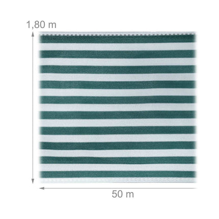 Privacy protection 1.8 m green-white