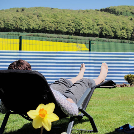 Privacy protection 1 m blue-white