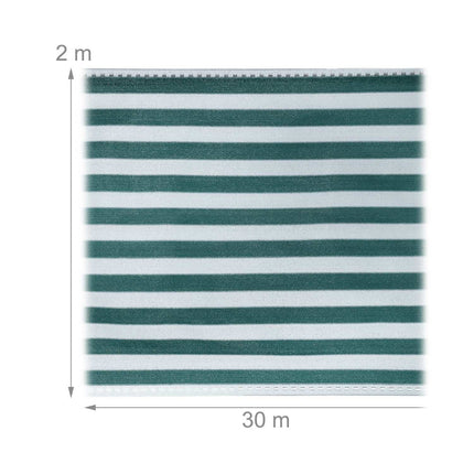 Privacy protection 2 m green-white