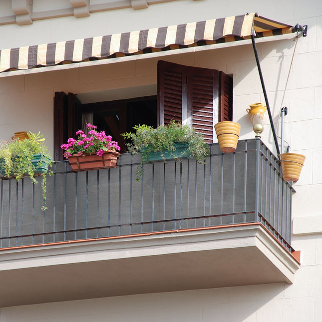 Privacy screen 1.5 m high anthracite grey