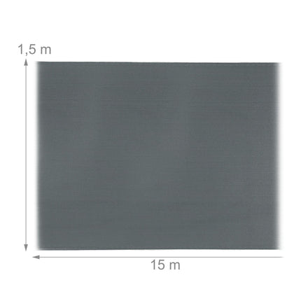 Privacy screen 1.5 m high anthracite grey