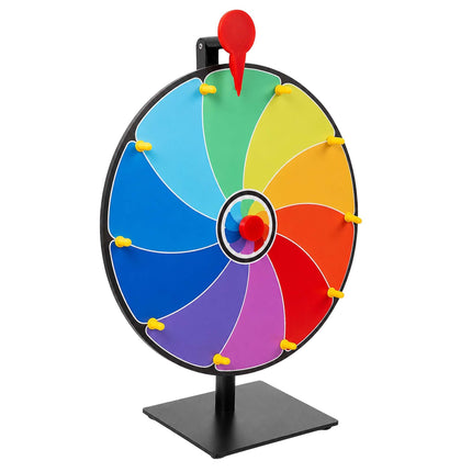 Prize Wheel with Stand, 30 cm, Multicoloured