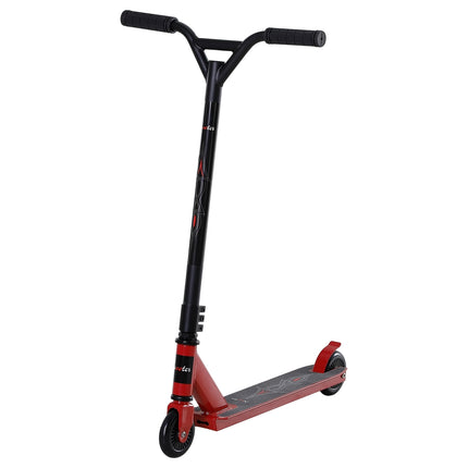 Pro Freestyle Stunt Scooter, Aluminium, 100 mm wheels, Red