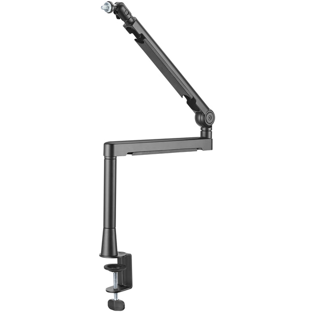 Professional studio microphone arm with cable management Aluminum Black