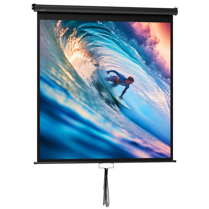 Projector Screen 85 Inch, 1:1 4K, Wall or Ceiling Mount