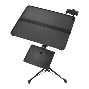 Projector Stand with Wheels, Adjustable 31–67 In, 2 Trays