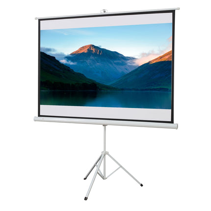 84"" stand projector screen, 4:3 adjustable for home and office