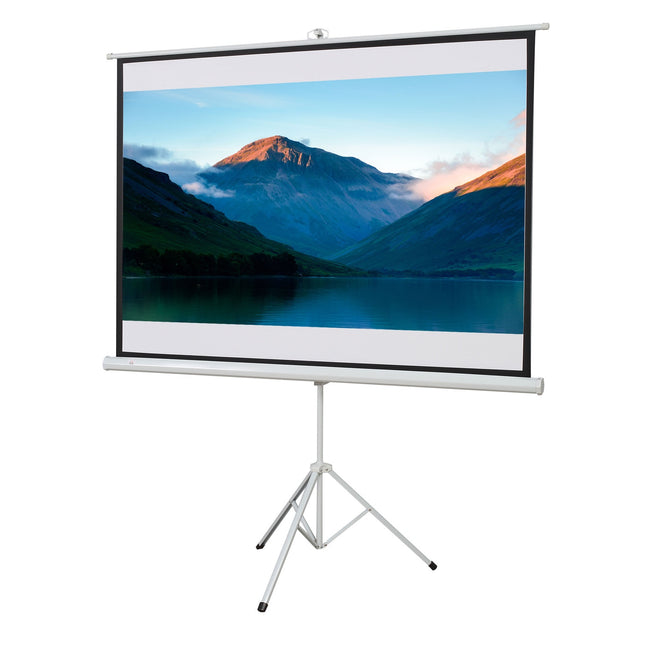 84"" stand projector screen, 4:3 adjustable for home and office