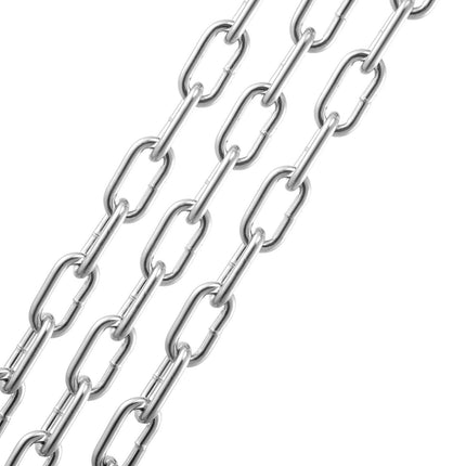 Proof Coil Chain 3/16 in x 100 ft, 1100 lb, Quick Links