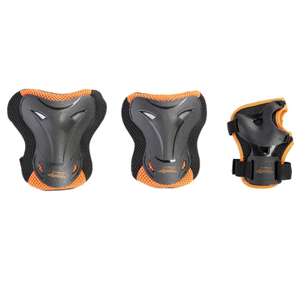 Protective Gear Set, Size S, Black-Orange