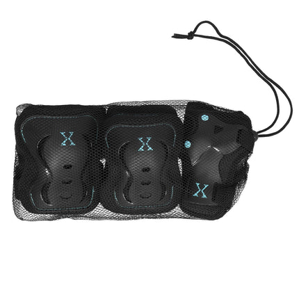 Protective Gear Set, Size XL, Black-Mint