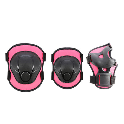 Protective Pad Set, Dark Pink, Size M