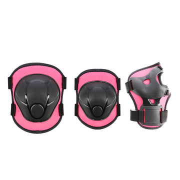 Protective Pad Set, Dark Pink, Size M