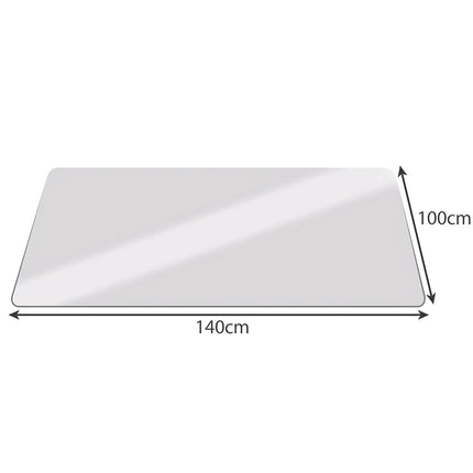 Protective chair mat 100x140cm RUHHY - milky