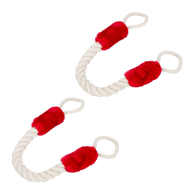 Protective clip for door cable 2 pcs red