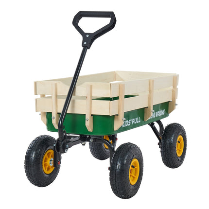 Pull-Along Wagon, 101cm, 150kg Capacity, All-Terrain