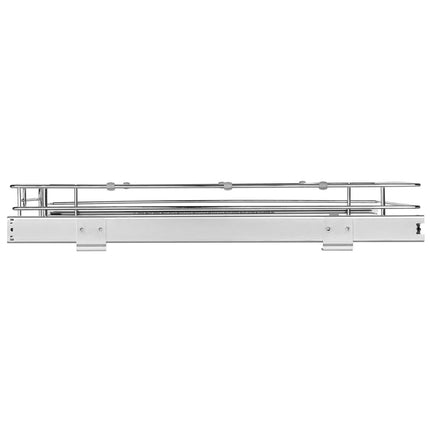 Pull-Out Cabinet Organizer, Steel Slide-Out Shelf 14x21 In