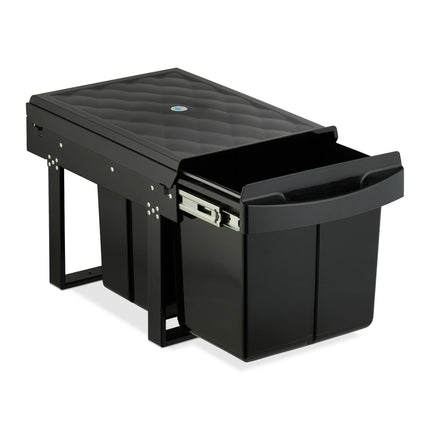 Pull-Out Kitchen Waste Bin with Odor-Blocking Lid