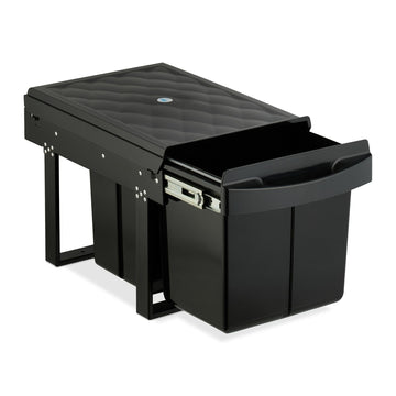 Pull-Out Kitchen Waste Bin with Odor-Blocking Lid