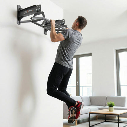 Pull-Up Bar – Wall or Ceiling Mount, Steel, 180kg Capacity