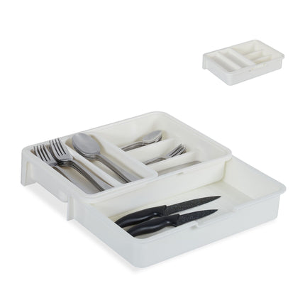 Pull-out cutlery tray