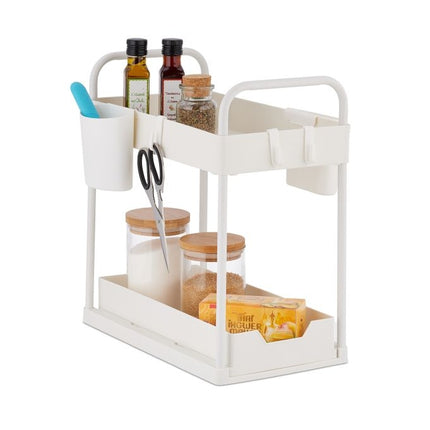 Pull-out shelf under the sink