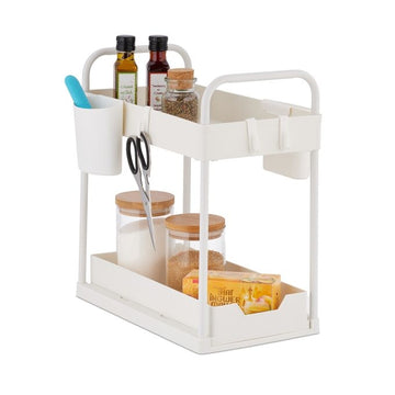 Pull-out shelf under the sink