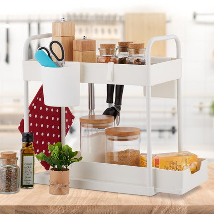 Pull-out shelf under the sink
