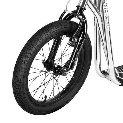 Pumped Wheels Scooter, 16/12 Inch, Adjustable Height