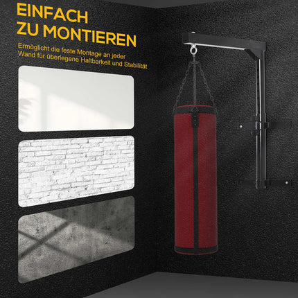 Wall-mounted box holder, adjustable 100 kg capacity