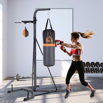 Book bag stand with 20 kg bag & ball, adjustable steel