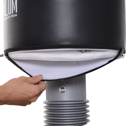 Freestanding 176cm Heavy Duty punching bag with vinyl pad