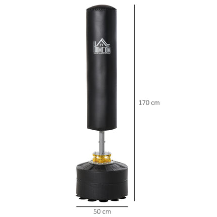 Freestanding punching bag 170cm, Heavy Duty With suction base