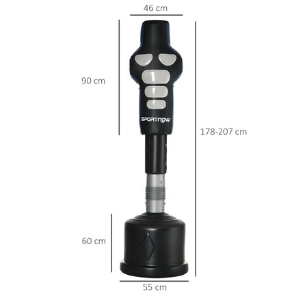 Freestanding adjustable punching bag - Adult home training 178-207cm
