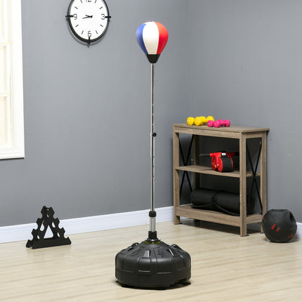 Adjustable standing punching bag 147-165 cm, Black