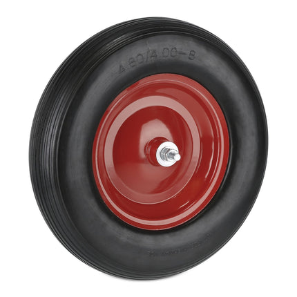 Puncture-Proof Solid Rubber Wheel with Axle 4.80-8