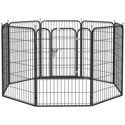 Metal Outdoor Dog Playpen - Customizable Shape, Door