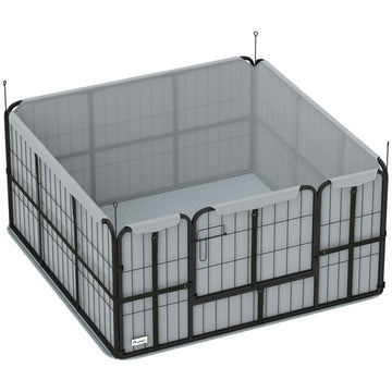 Puppy Whelping Box, Windproof Oxford Fabric, 122x122x60 cm