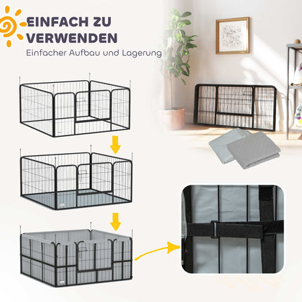 Puppy Whelping Box, Windproof Oxford Fabric, 122x122x60 cm