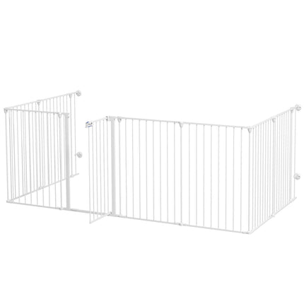 Dog playpen, 90 cm high, collapsible 8-panel outdoor enclosure