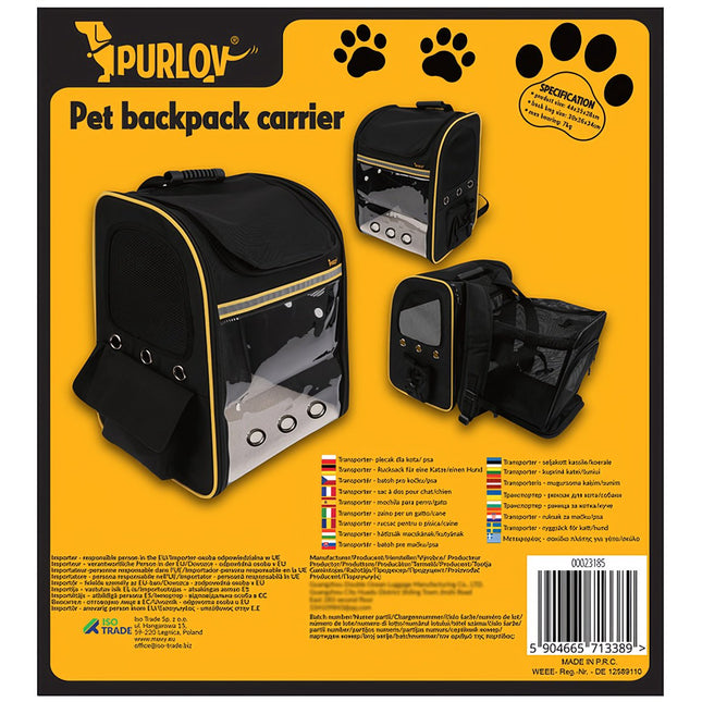 Purlov 23185 cat/dog backpack