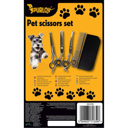 Purlov 23186 dog grooming scissors