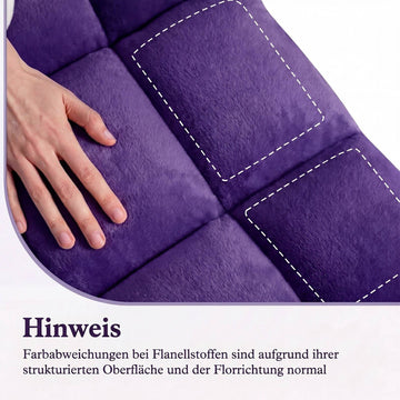 Purple Folding Floor Chair with Adjustable Backrest