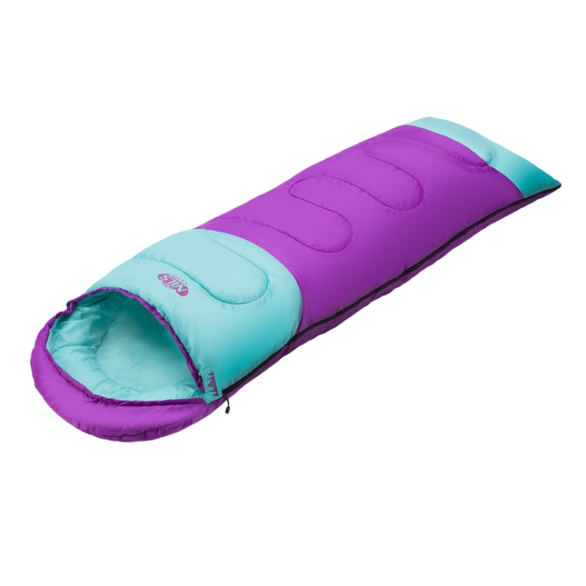 Paars-Turquoise Medium Slaapzak