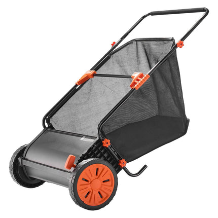Push Lawn Sweeper, 30-Inch Sweep, 12 Cu Ft Hopper Bag