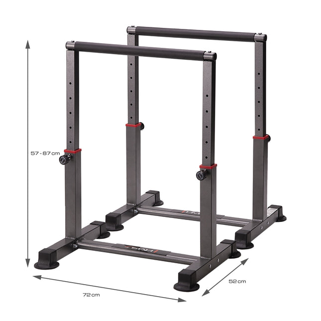 Push-up bars, antislip handgrepen, fitnessapparatuur voor thuis