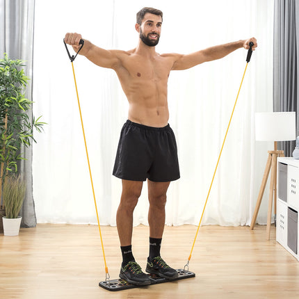 Push-Up Board and Men's Sauna Vest L by InnovaGoods, Resistance Bands, 100 kg